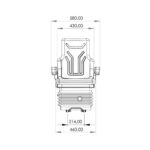 Asiento para conductor Agraro III apoyabrazo - Imagen 4
