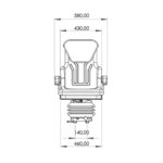 Asiento tractor Agraro II con apbrazos y apcervical - Imagen 4