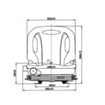 Butaca autoelevador suspension y sensor - Imagen 4