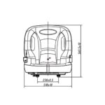 Butacas para autoelevadores sin suspension - Imagen 4