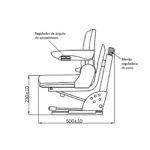 Butacas para tractores agricolas SM008 - Imagen 6