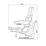 Asiento de conductor butaca Agraro I con apoyabrazos - Imagen 6