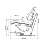 Butaca tractor suspension hidraulica SM007 - Imagen 8